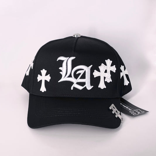 31 hats “LA Chrome” Black White